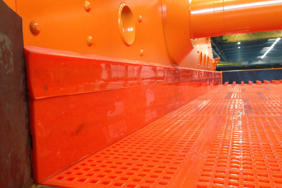 STEINHAUS polyurethane wear protection - screening machine