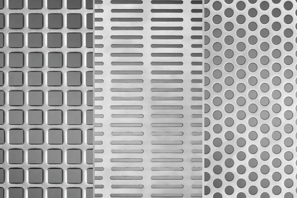 STEINHAUS perforated sheets, various designs