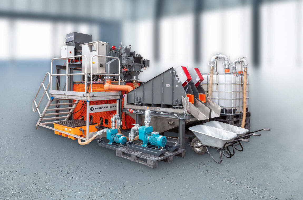 semi mobile pulsator jig - pilot - complete system with all components